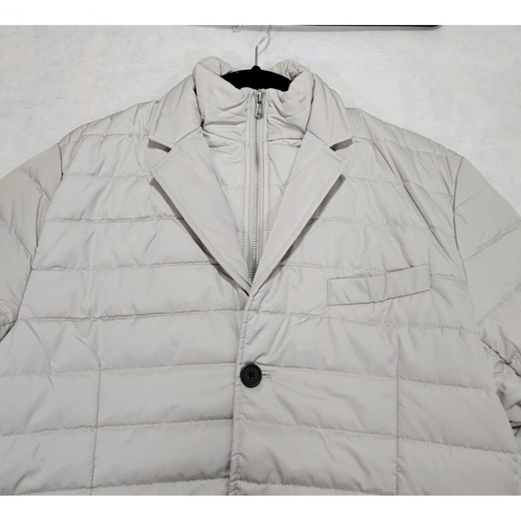 Robert‎ Graham Coat Mens M NEW Devonshire Grey Quilted Dress Single Breasted - Picture 5 of 12